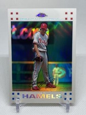 Cole Hamels 2007 Topps Chrome White Refractor SP 572/660 #28 Phillies