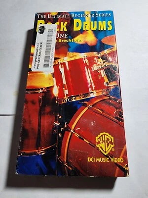 Rock Drums Step One: The Ultimate Beginner Series (VHS, 1995) VG+ B6 - Image 1 of 2