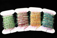 4m Mylar Holographic Tinsel Flat Braid Fly Tying Chenille Crystal Flash Line
