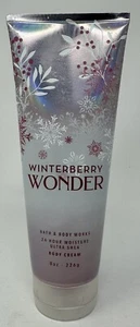 WINTERBERRY WONDER BATH & BODY WORKS ULTIMATE HYDRATION BODY CREAM 8 OZ - Picture 1 of 1