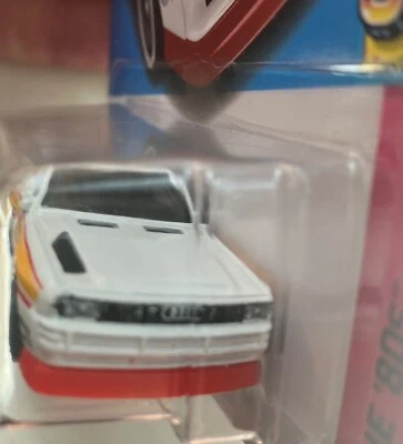 HOT WHEELS AUDI SPORT QUATTRO 1984 WHITE LONG CARD MODEL CAR 1:75 BRAND NEW - Image 1 of 4