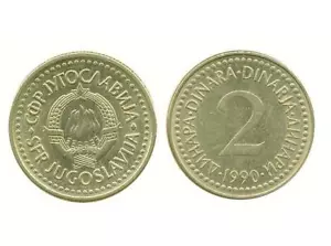 ¡Juego de 55 monedas dinara yugoslavas KM143 (U) de Yugoslavia! 🇷🇸 - Imagen 1 de 1