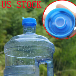 US_5 pièces bouchon de distributeur de bouteille d'eau réutilisable 3-5 gallons scellement vis sur boîte bouchon de couvercle