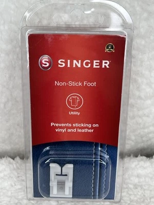 SINGER Non-Stick Foot Snap-On Utility Presser Foot  #2500262 for Vinyl & Leather - Image 1 of 4
