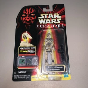 Hasbro Star Wars Episode 1 - Battle Droid Saber Damage Actionfigur - Bild 1 von 2