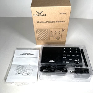 Hosmart drahtlose Gegensprechanlage 1/2 Meile 6 Kanäle (HY-806) - Bild 1 von 6