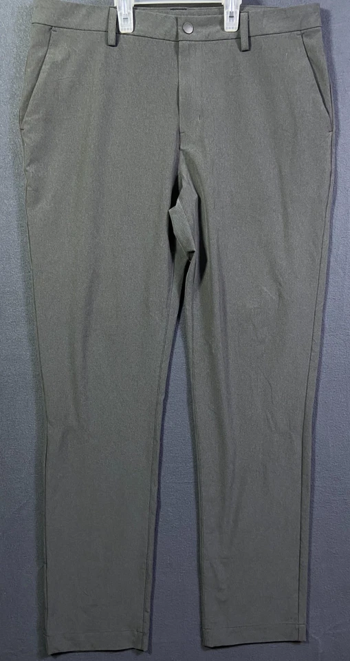 Pantalones Cutter & Buck Para Hombre 34 Gris Golf Ligero Rendimiento Golf 36x32 actu Foto 1 de 4
