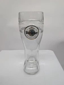 Warsteiner Stiefel 1 Liter deutsches Glas Bierkrug Stein 9 1/2" hoch - Bild 1 von 16