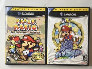 🎮Paper Mario Thousand Year Door & Mario Sunshine beide PC & mit Anleitungen ✅GETESTET🎮 - Bild 1 von 13