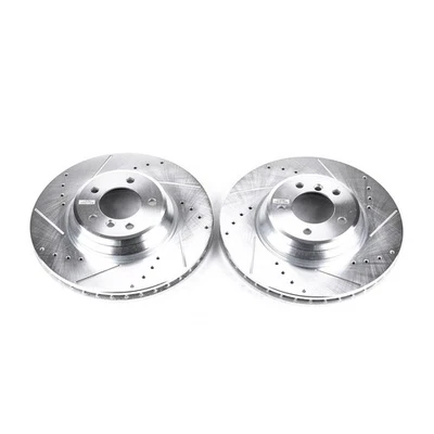 Juego de rotor delantero perforado y ranurado Power Stop EBR850XPR para BMW Serie 335 / X1 Foto 1 de 3