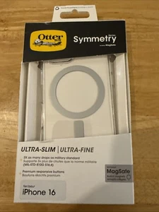 OtterBox Symmetry Series Case for MagSafe for Apple iPhone 16 - Clear - New - Picture 1 of 4