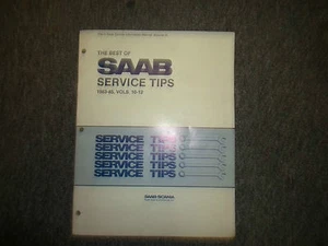 1983 84 1985 Los Mejor De Saab Volumen 10 11 12 Servicio Tips Información Manual - Imagen 1 de 12