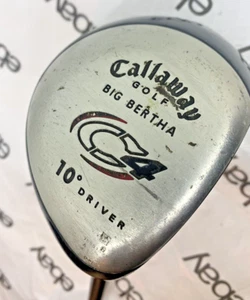 Callaway Big Bertha C4 10° Driver~Regular Flex Graphite~Stock Grip~45”~Headcover - Picture 1 of 9
