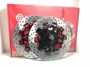 DUCATI HYPERMOTARD 1100 2007 COPPIA DISCHI FRENO ANTERIORE BREMBO SERIE ORO - Foto 1 di 1