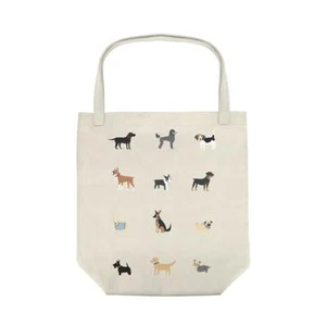 Bolso de Bolso de Comestibles de Lona Happy Breeds para Perro Nuevo con Etiquetas Beach Boston Terrier - Imagen 1 de 1