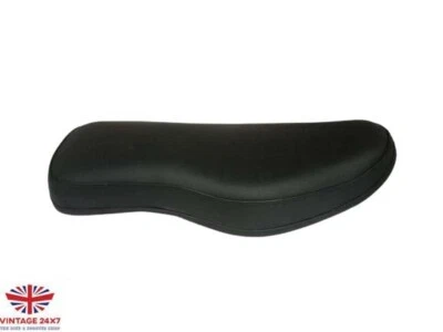 Ajuste para BSA Goldstar Catalina 1956-63 Pre-unidad asiento grande con forro negro Foto 1 de 4