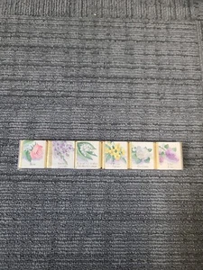 Delagar Vtg Pack English Bath Cubes Rose Lilac Lavender Gardenia Pansy Lily - Picture 1 of 9