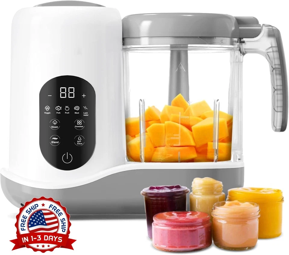 Máquina Para Preparar Alimentos Para Bebés: Cocción Y Molienda Automáticas NUEVO - Image 1 of 4