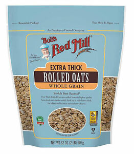 Bob's Red Mill Rolled Oats - Extra Thick -- 32 oz( 4 pack )