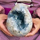 5.63Lb  Natural Beautiful Blue Celestite Crysta Geode Cave Mineral Specim