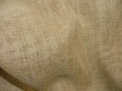 Linen Look Lead Weighted Voile Net Muslin Curtain Fabric Extra Wide 300cms - Image 1 of 4