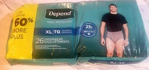 Fresh Protection Adult Incontinence Underwear for Men, Disposable, Maximum, E... - Picture 1 of 1