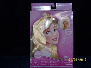 Shimmer Blonde Curly Sleeping Beauty Disney Costume Wig -NIB - Picture 1 of 3