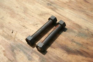 Lote de 2 pernos de varilla de rosca con tuercas - 6,75" L x 3/4" de diámetro - Imagen 1 de 12