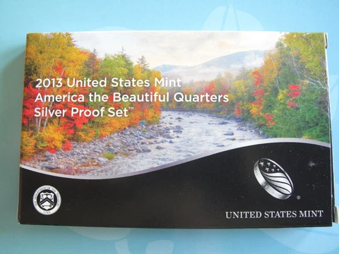 2013-S ATB QUARTER SILVER PROOF SET ORIGINAL MINT PACKAGING and CERTIFICATE Cover