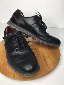 FootJoy Dry Joy Casual Tour Mens Size 10 M Black Leather Golf Shoes 53577 - Picture 1 of 15