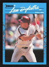 1990 Donruss Best of the NL  #118 Lenny Dykstra  Philadelphia Phillies
