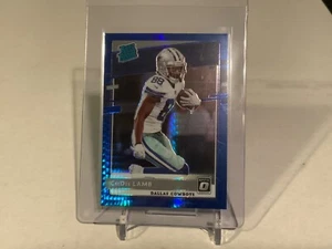 Donruss CeeDee Lamb 2020 clasificación óptica novato azul Prizm Cowboys - Imagen 1 de 2