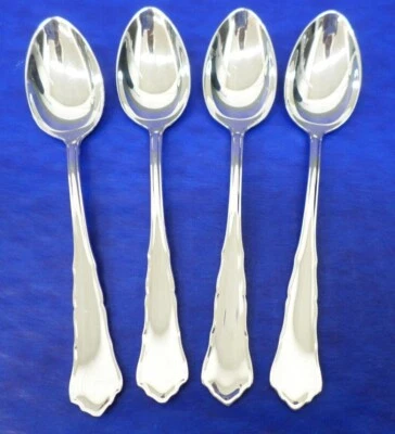 4 - WMF Silverplate CHIPPENDALE Patent 90 Flatware 4 7/8" DEMITASSE SPOONS - Image 1 of 4