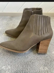 Spurr Womens Ankle Boots Tan Leather Size US 7 Eu 38 FAST POST AUS - Picture 1 of 11