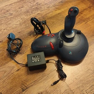 Logitech Wingmam Force Force Feedback Joystick USB Gameport Powered Vintage - Picture 1 of 11