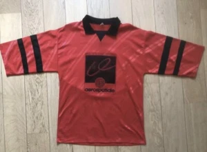 Maillot De Foot Pompiers AZF Toulouse Taille L N°11 Signé Dugarry Barthez PSG OM - Picture 1 of 5