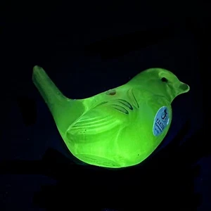 Fenton Glass Purple Inspirations God's Light Hand Painted Bird Glow 365 A Deem - Picture 1 of 13