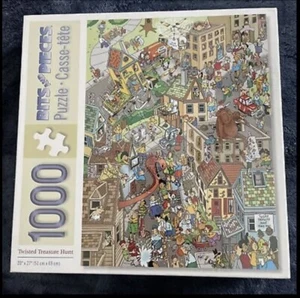 NEW-1000 PC LG FORMAT Bits & Pieces TWISTED TREASURE HUNT--SEALED - Picture 1 of 8
