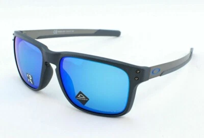 Oakley HOLBROOK MIX Gunmetal Steel POLARIZED Sapphire Blue Sunglass OO9384-10 - Image 1 of 4