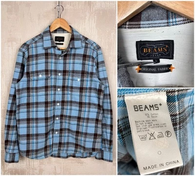Beams Plus Flannel Shirt Pockets Men's Size fits to M-L - Image 1 of 4