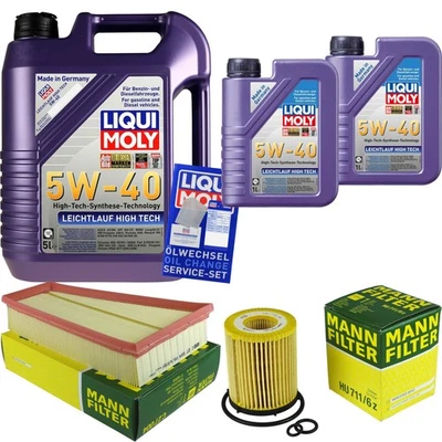 MANN Inspektionspaket LIQUI MOLY 7L 5W-40 für Mercedes-Benz B-Klasse A-Klasse - Bild 1 von 4