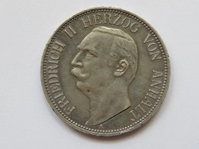 3 RM Friedrich II. von Anhalt 1911  - Jäger 23--- - Bild 1 von 2