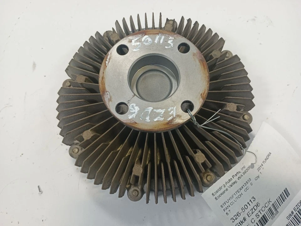 Муфта вентилятора от 2014 Toyota Tundra 5,7 л 11518308 - Изображение 1 из 4