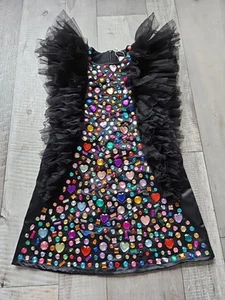 Lola And The Boys Bejeweled Gem Dress Size 8 Seems Size 5 Read Descript - Picture 1 of 24
