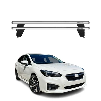 Fix Point Roof Racks Cross Bars for Subaru Impreza 2017-2023 Gray 2Pcs - Image 1 of 4