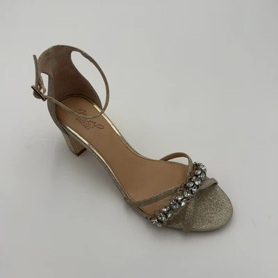 Jewel Badgley Mischka Giona украшенный вечернее платье обуви, размер 8,5 - Изображение 1 из 4