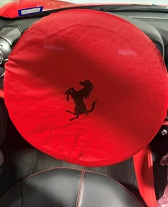 Original Ferrari  seat and Steering wheel cover set with its factory storage bag - Bild 1 von 4