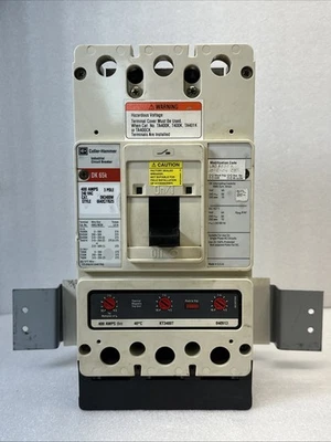 Eaton DK3400W 3P 400A 240V Circuit Breaker w/400A Trip - Image 1 of 4