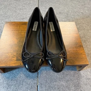 Steve Madden Cherish Womens US 8.5M Pump Black Patent Leather Casual Block Heel - Picture 1 of 8