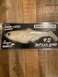 Working Class Zero Battle Shad 9.0 Swimbait BONE NEU - Bild 1 von 4